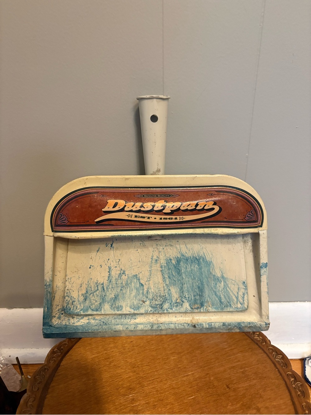 Vintage Dustpan for Wall Display